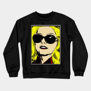 Pop Art Women Glasse 1980s Crewneck Sweatshirt